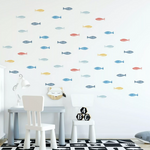 Colorful Fish Wall Stickers