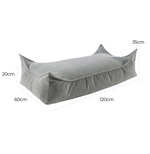 Pouffe Rectangular Grey