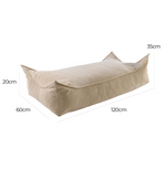 Pouffe Rectangular Sand