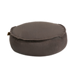 Pouffe Round Brown