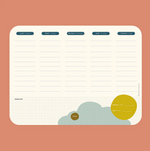 Weekly Planner - Céladon